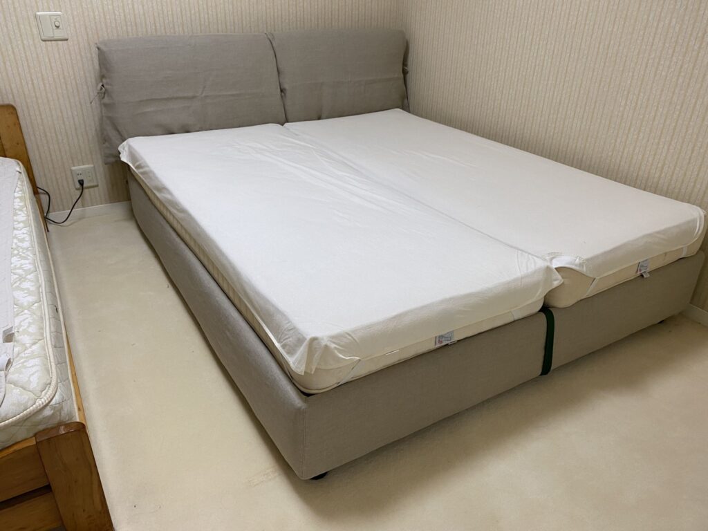 Flou ナタリーベッド カバー交換