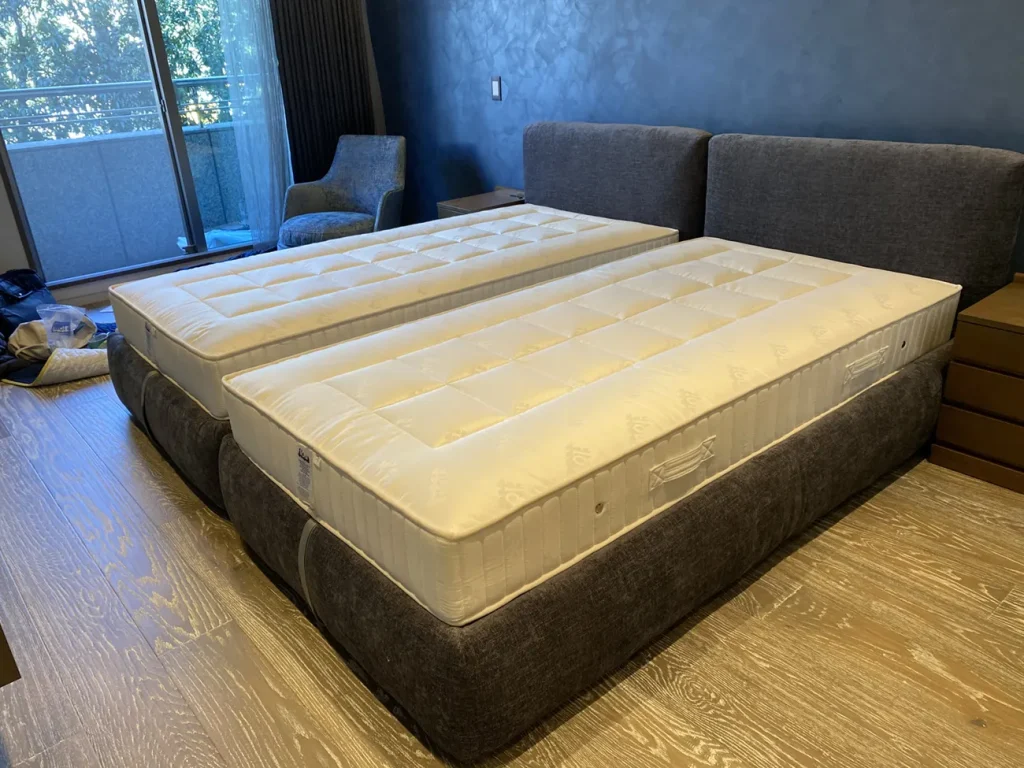 Flou MERKURIO ベッド シングルサイズ2台