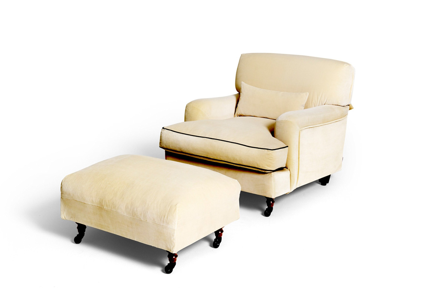 De Padova "Raffles" Armchair + Ottoman De Padova "Raffles" Armchair + Ottoman