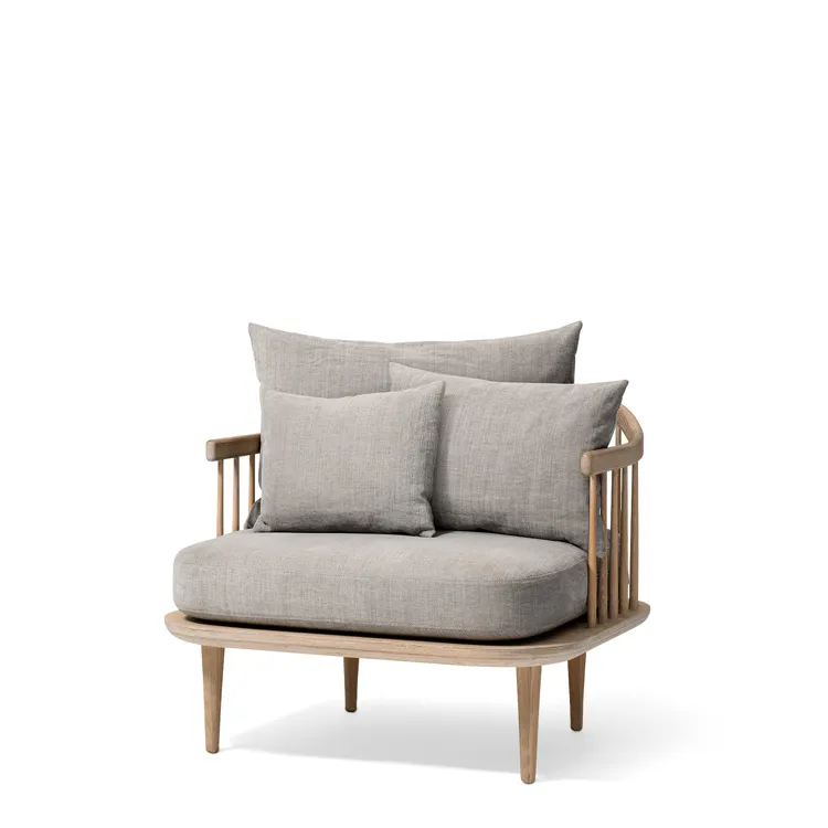 &Tradition Fly SC1 lounge chair White Oiled Oak &Tradition Fly SC1 lounge chair White Oiled Oak