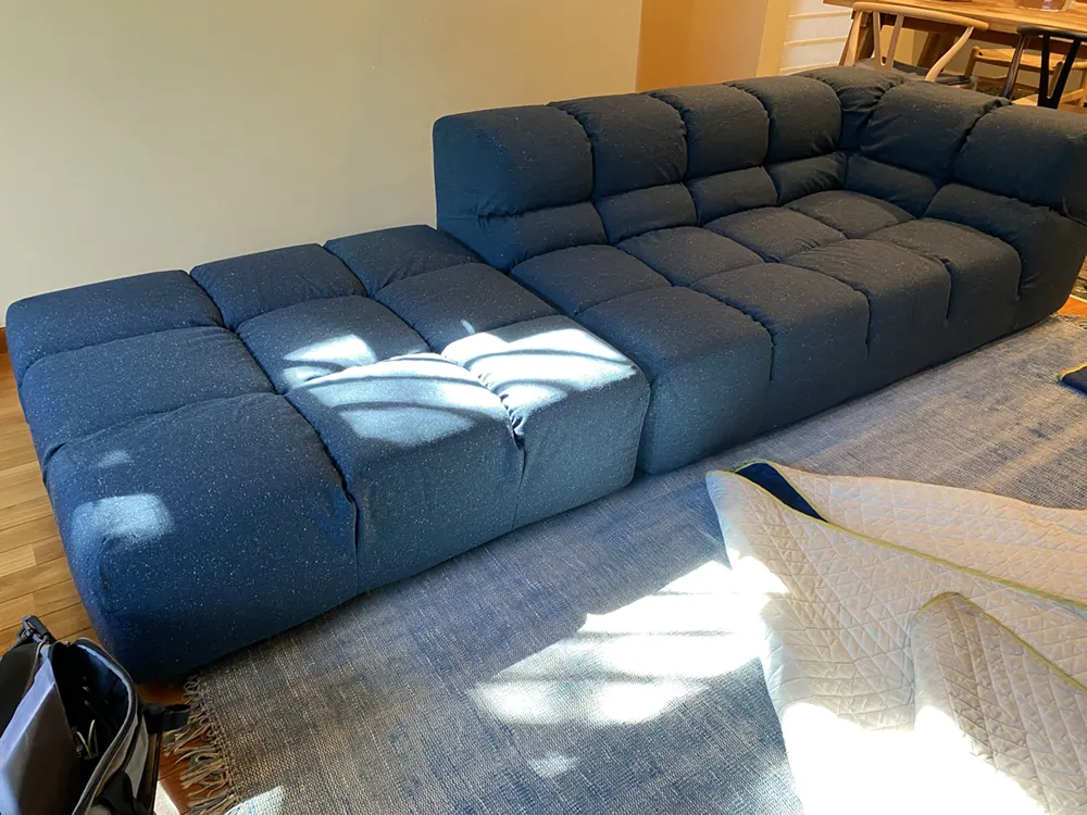 B&B Italia TUFTY-TIME ソファ カバー交換