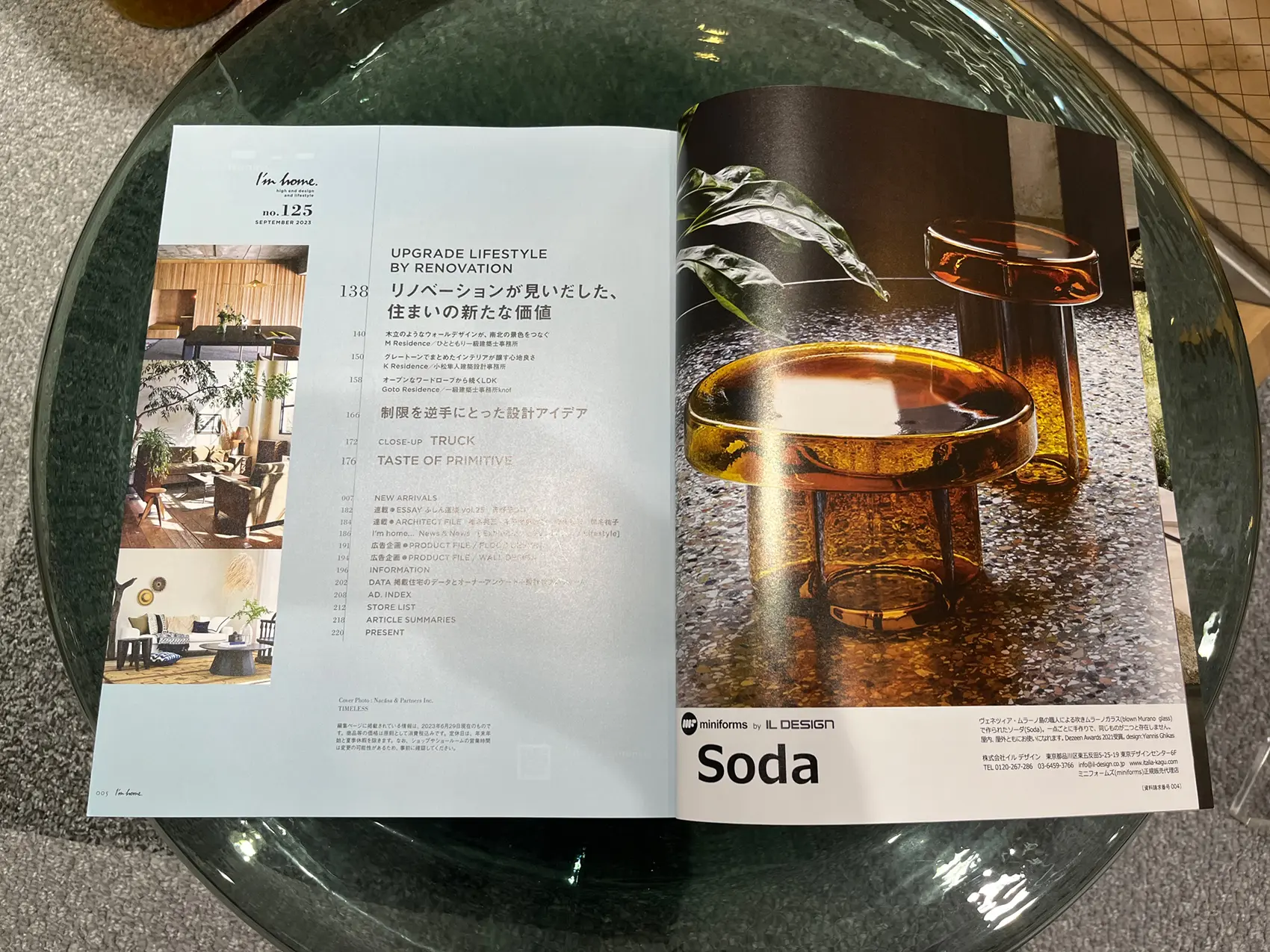 miniforms "SODA" ad published in "I'm home" by IL DESIG miniforms "SODA" ad published in "I'm home" by IL DESIG