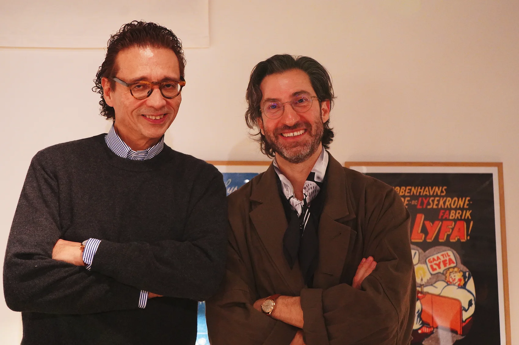 エンリコ・フラテージさんと羽柴健さん エンリコ・フラテージさんと羽柴健さん