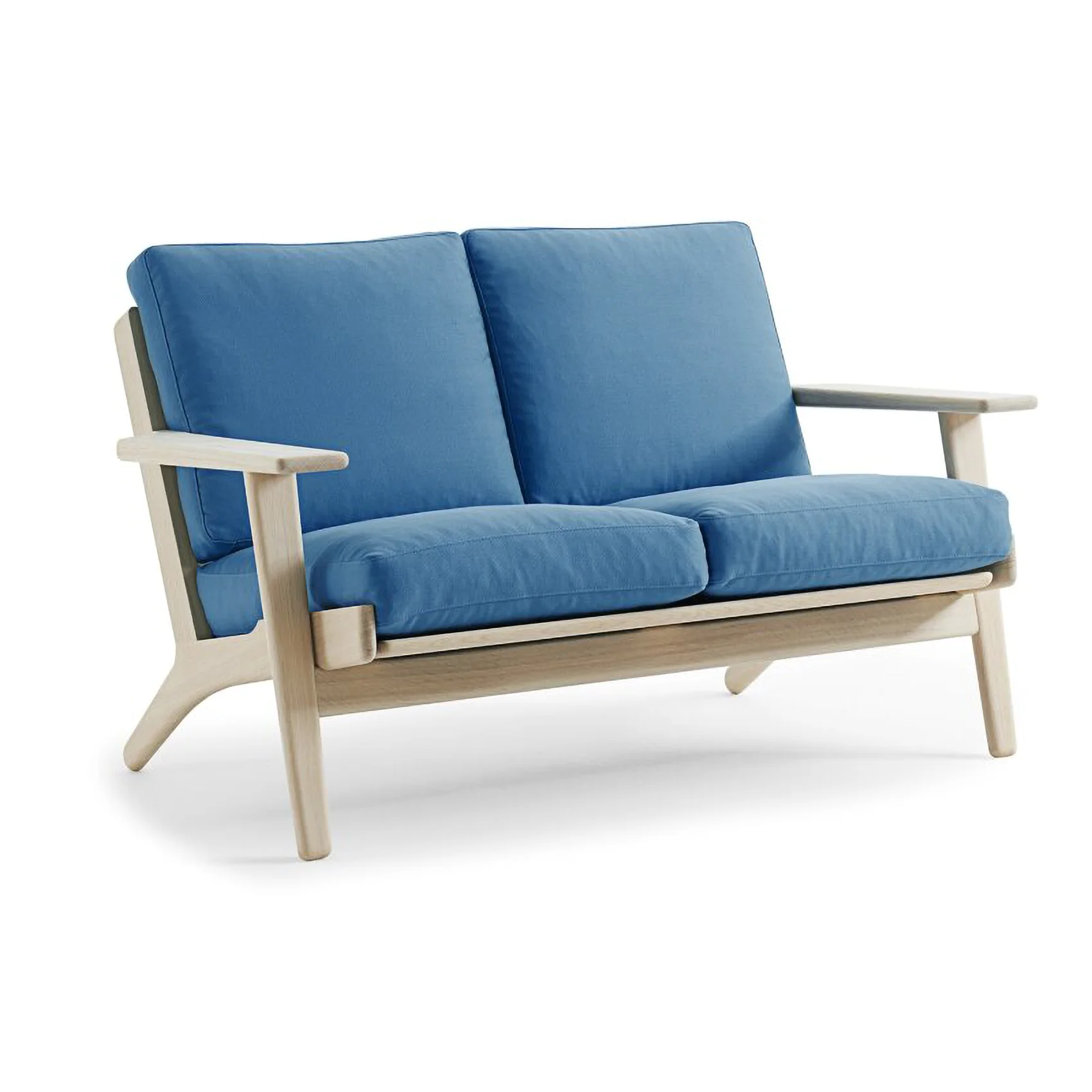 GETAMA "GE290 2-Seater Sofa" Oak Soap Urethane GETAMA "GE290 2-Seater Sofa" Oak Soap Urethane