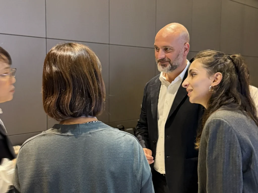 来場の皆さまの質問に温かく答えるMatteo氏