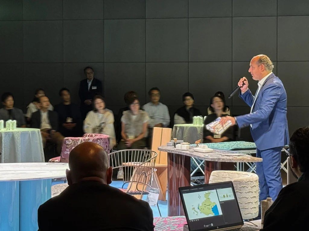 皆様の願望を形にするのがヴェネト州のSitia!と熱く語る