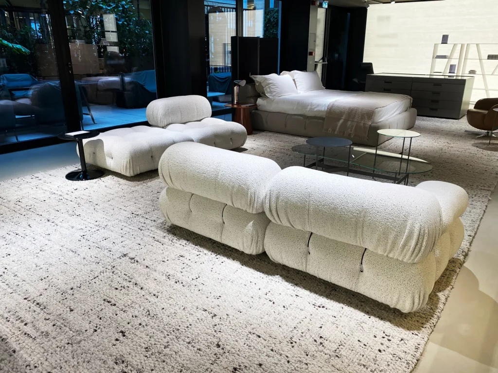 ご案内したミラノのブランドショールーム、家具専門店の一例