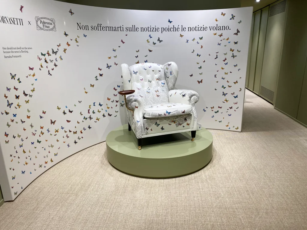 ご案内したミラノのブランドショールーム、家具専門店の一例