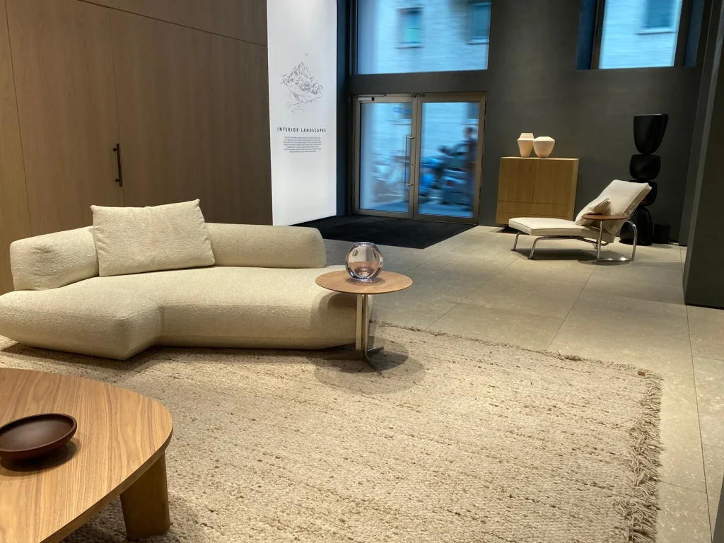 ご案内したミラノのブランドショールーム、家具専門店の一例
