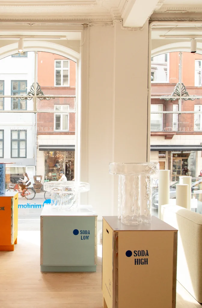 2025年のコペンハーゲ"3daysofdesign"にて展示発表された"Soda Iced"
