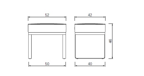 ClassiCon Banu Stool drawing