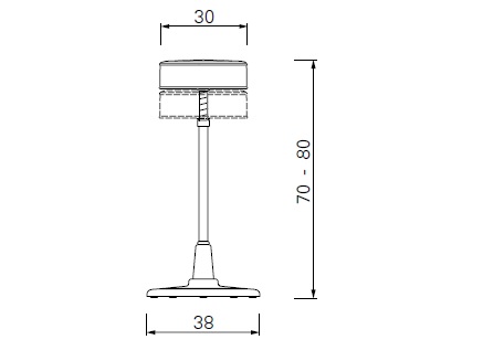 ClassiCon Bar Stool No.1 drawing