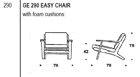 290 Chair drawing