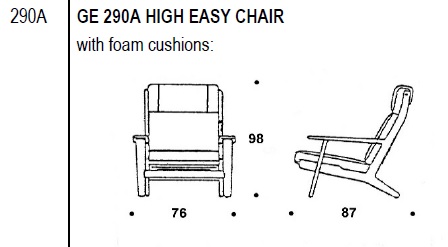290A High back drawing