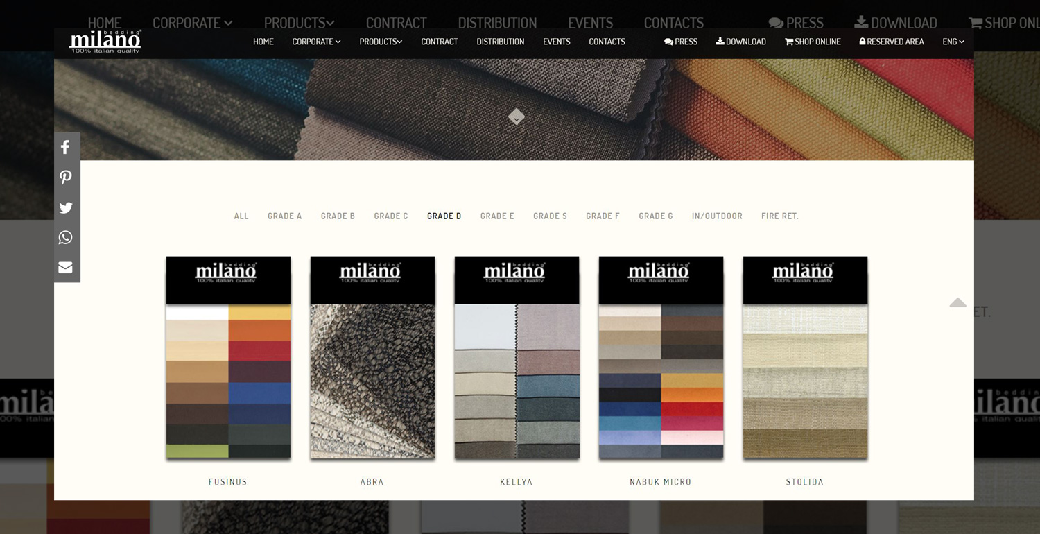 milano bedding fabrics