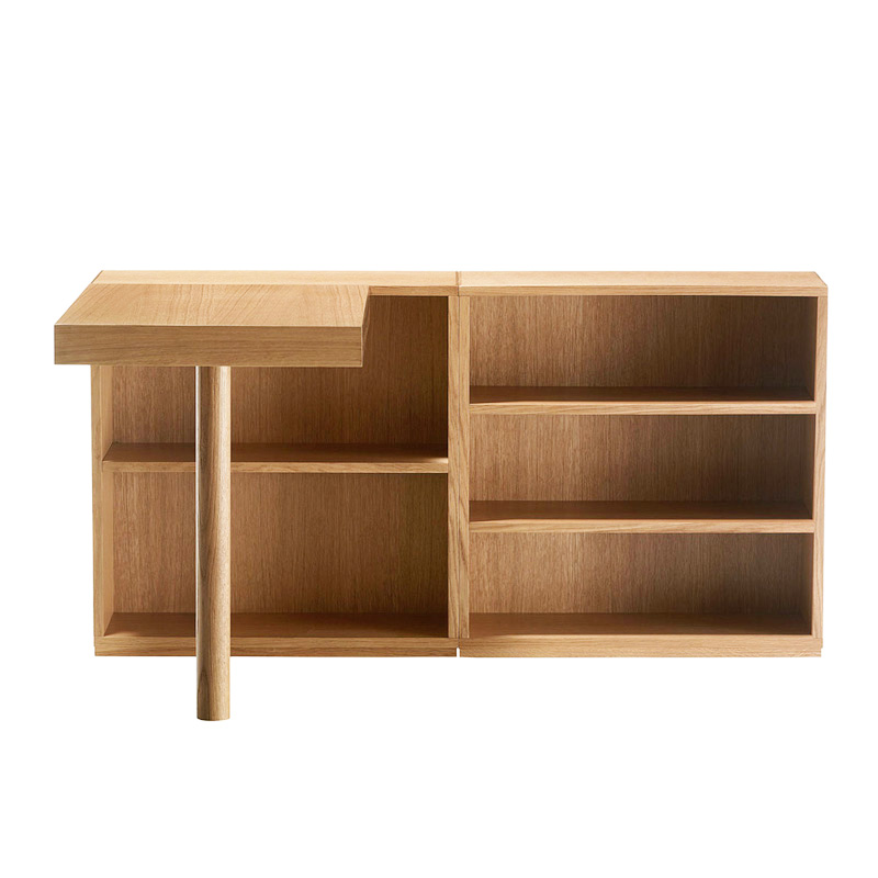 Cassina "LC16" Desk connected left Oak natural