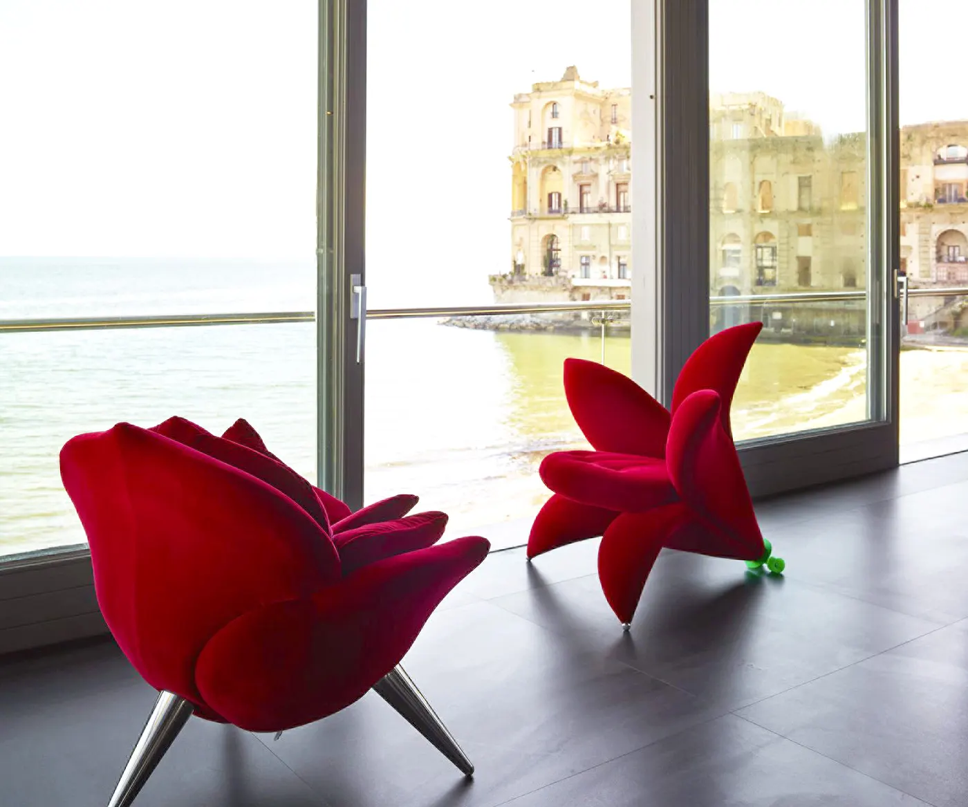 edra "Rose Chair" & "Getsuen" edra "Rose Chair" & "Getsuen"
