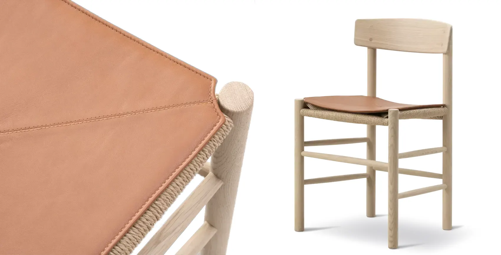 Fredericia - J39 Mogensen chair and Seat cushion