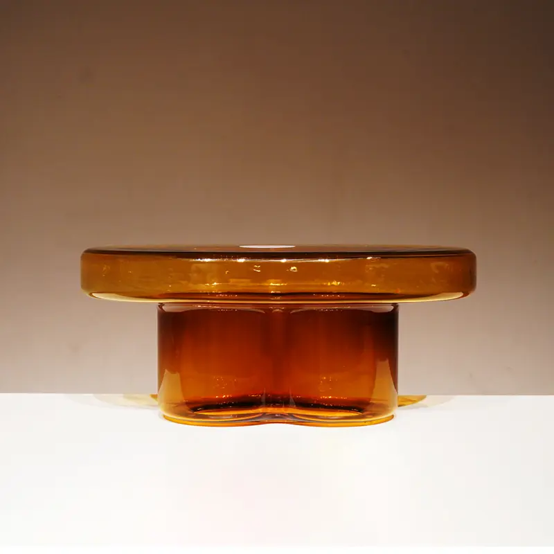 miniforms "SODA OVAL" Coffee table Amber