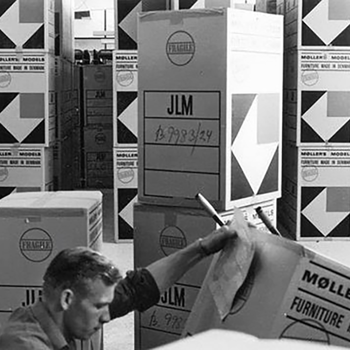 60年代のJ.L.モラー工場のアーカイブ画像